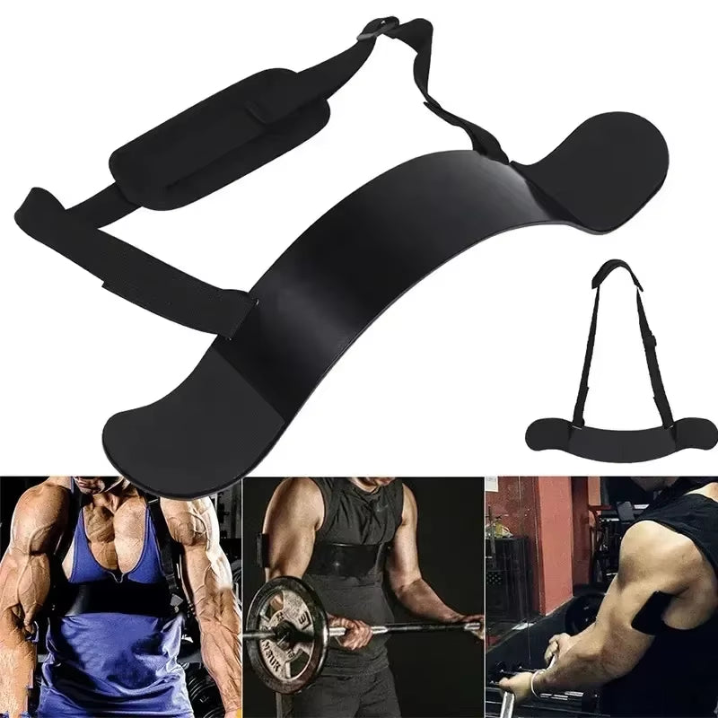 Aluminum Alloy Bicep Training Board Weight Lifting Bodybuilding Fitness Training Board